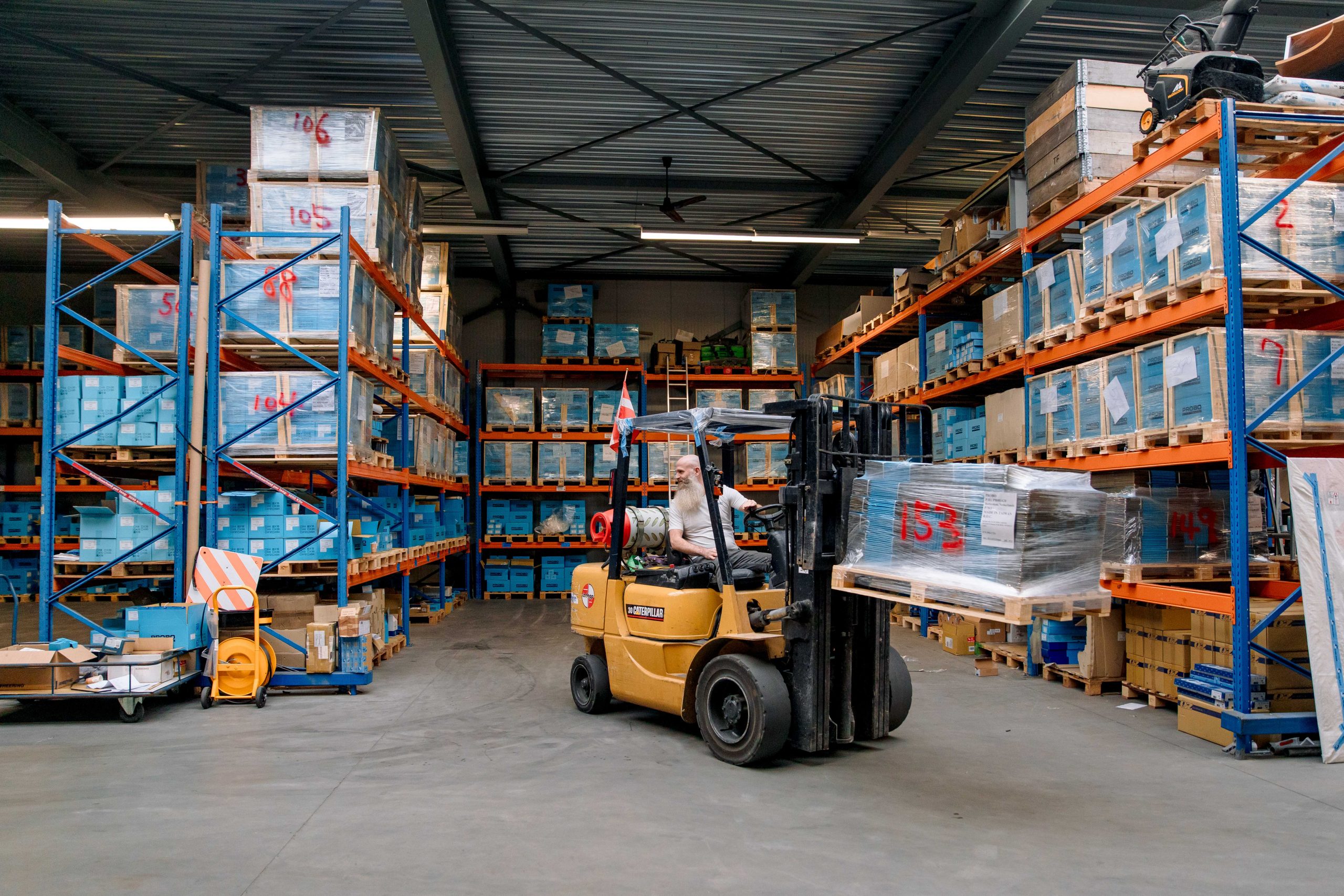 Uitzendkrachten aan het werk begeleid door Select, gespecialiseerd in uitzenden van vakmensen